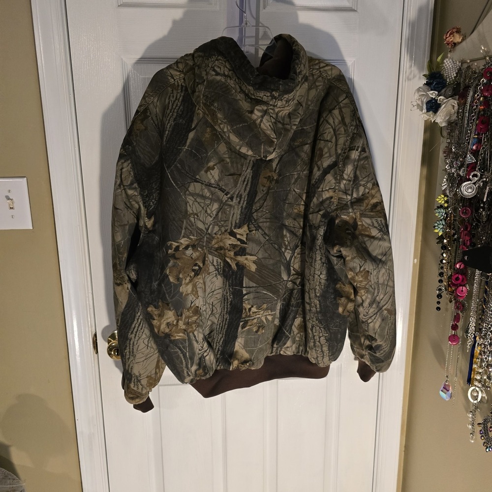Walls Outdoors Mens 3XL Camo Hooded Insulated Hunting Jacket Made in USA - Picture 3 of 5